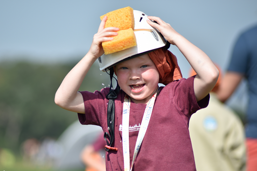 Auch f&uuml;r die Kleinsten gab es verschiedenste Aufgaben zu meistern