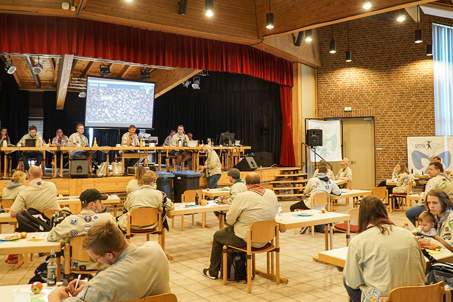 V&ouml;llig Corona-konform lief die BV f&uuml;r die rund 60 Delegierten ab.