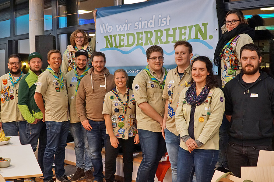 Pfadfinder*innen aus Niederrhein-Nord waren am Wochenende in gro&szlig;er Zahl und in vielen unterschiedlichen Funktionen vertreten.